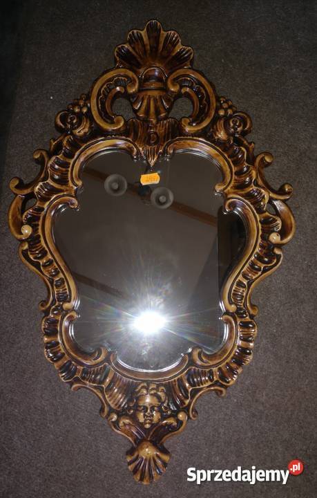 Lustro rzeźbione Drewiane Gdańsk sprzedam
