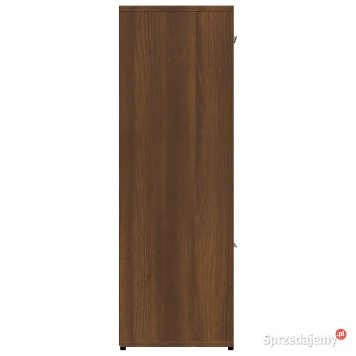 Regał na książki brązowy dąb 90x30x90 WM815551