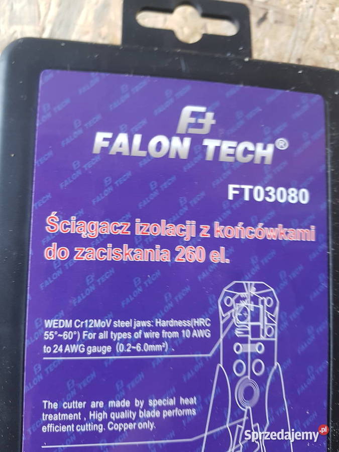FALON TECH Ściągacz izolacji konektory 260 el Głogowa