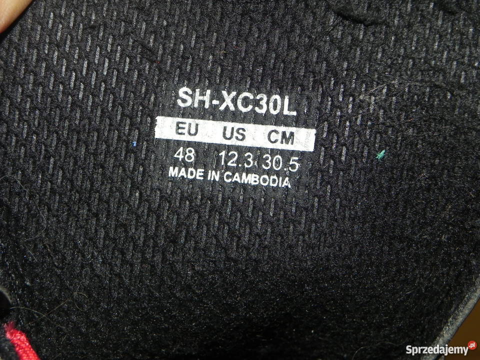 Sprzedam buty na rower Shimano SHXC30L 48 Kaski i odzież Bydgoszcz