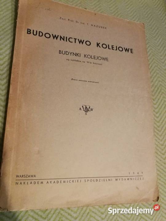 Budownictwo kolejowe Budynki kolejowe 1949 Szczecin