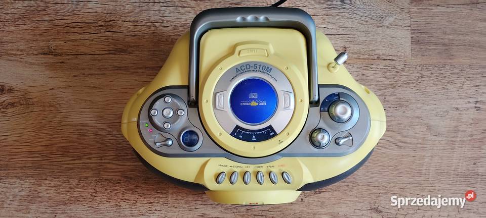 Kultowy Boombox Daewoo ACD510M CD Radio Kasety Wąbrzeźno sprzedam