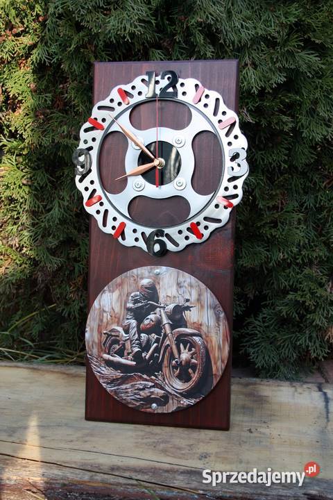 Zegar Motocyklisty tarcza hamulcowa Loft Rękodzieło podkarpackie Dębica sprzedam