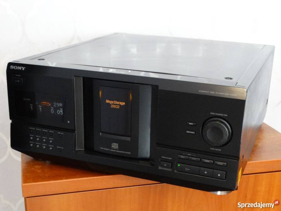 Zmieniarka na 200 CD Sony CDPCX235 TEXT sprawna sprzedam