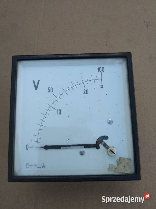 Woltomierz analogowy prądu stałego 025V i 0100V Elbląg
