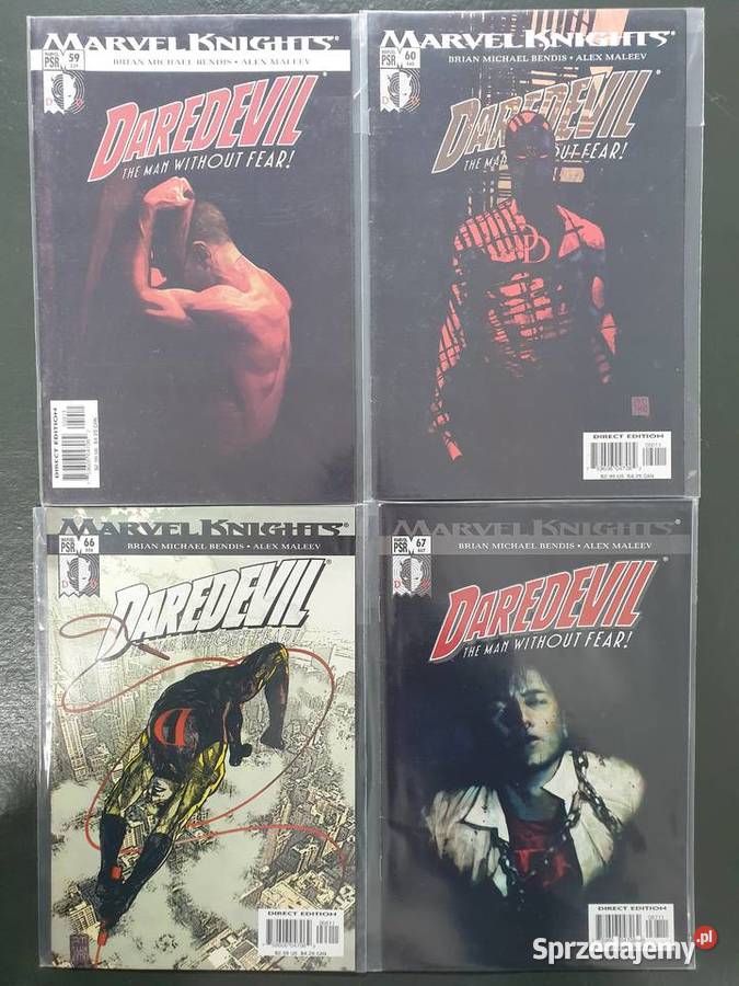 Marvel Knights Daredevil kolekcja 35 komiksów Gdynia