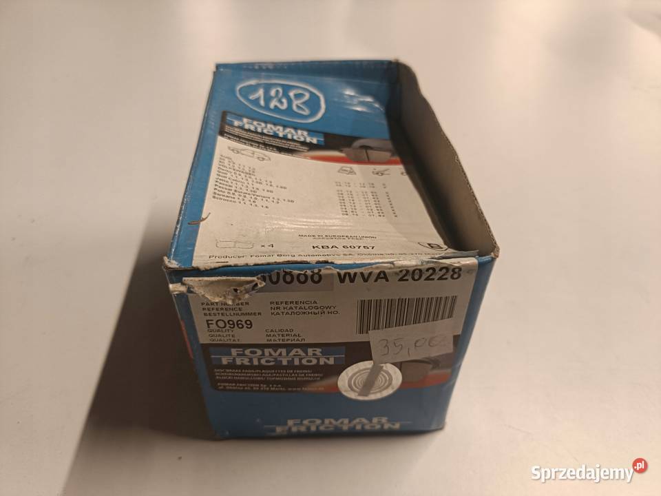 KLOCKI HAMULCOWE Audi 80 B2 VW Golf I Passat B2 Rudka