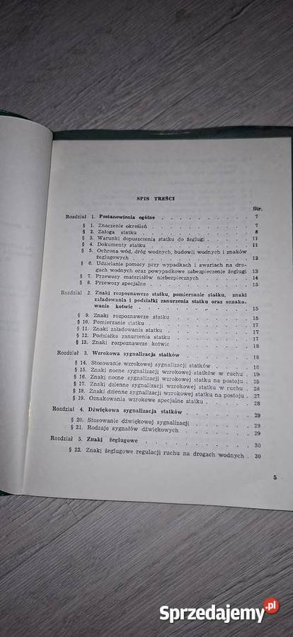 Unikat Przepisy żeglugowe na śródlądowych Leszno sprzedam