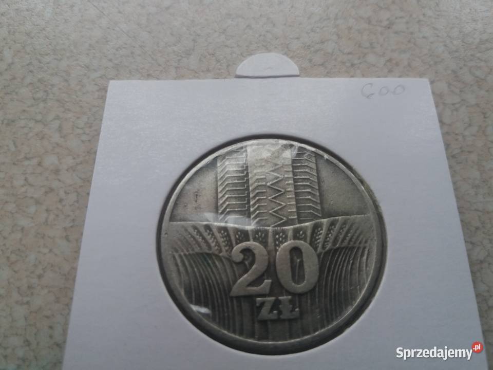 Moneta 20  zł bez znaku mennicy rok 1973
