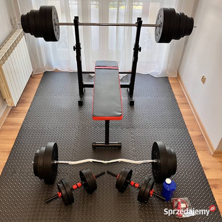 Zestaw Do Ćwiczeń 156 Siłownia Ławeczka Hantle lubelskie Łuków