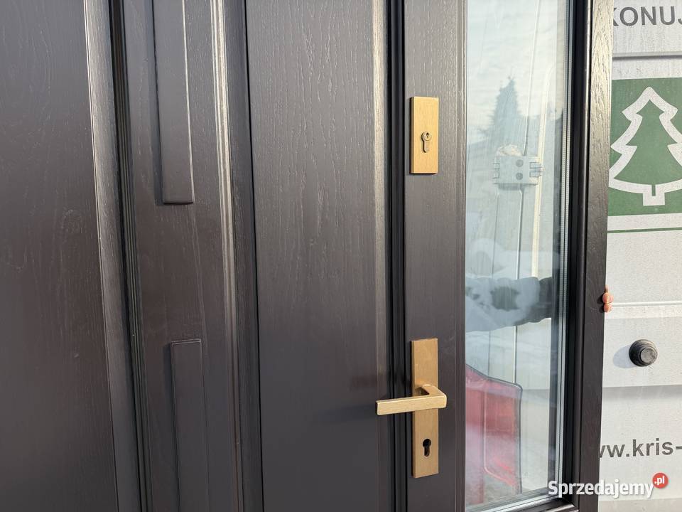 DRZWI ZEWNĘTRZNE z doświetlami wykonywane na Włocławek sprzedam