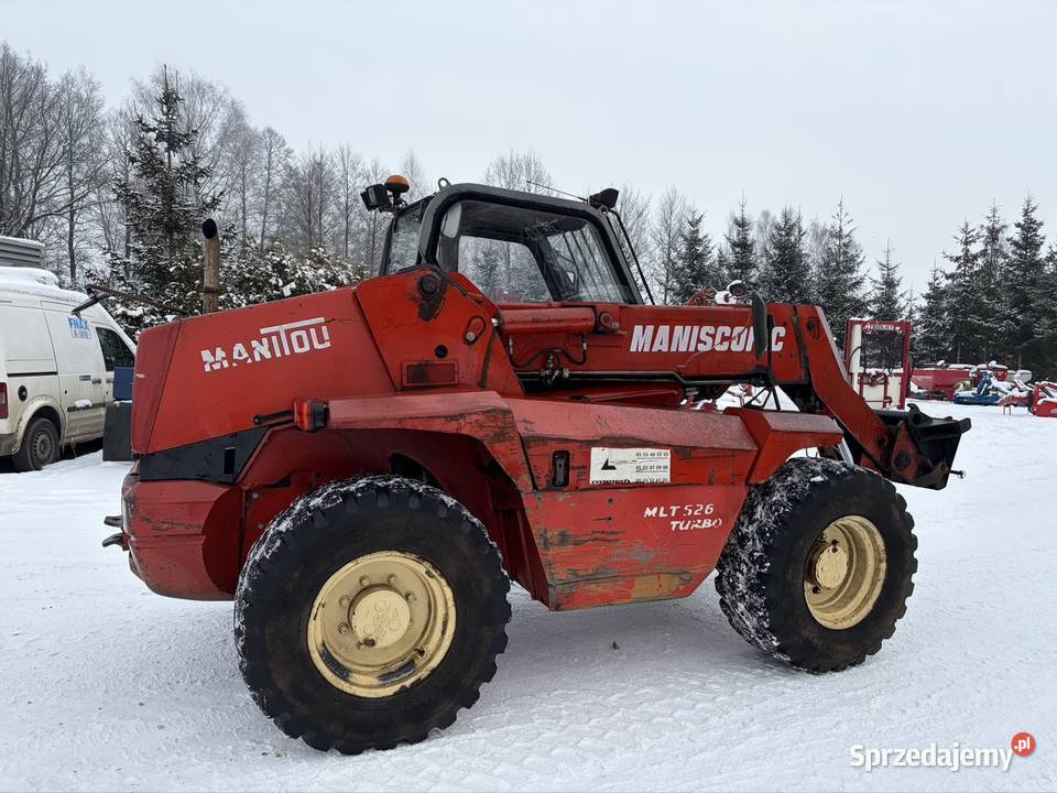 Ładowarka teleskopowa Manitou MLT 526 turbo Myszyniec sprzedam