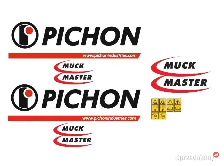 Naklejki oklejenie naklejka PICHON Zamiennik Części maszyn i innych pojazdów