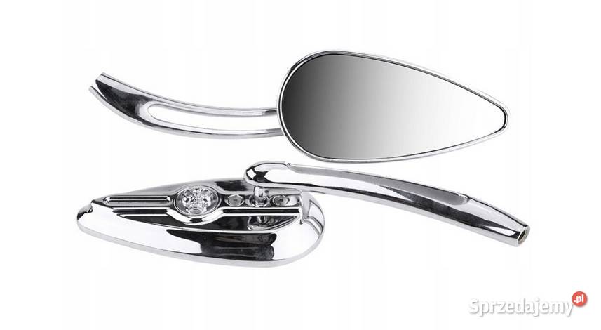LUSTERKA MOTOCYKLOWE CHROMOWANE CRUISER CHOPPER sprzedam