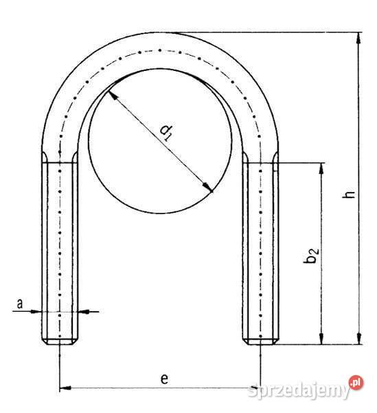 Cybant jarzmo obejma ST 37 ocynk 2 M10 UBM10603