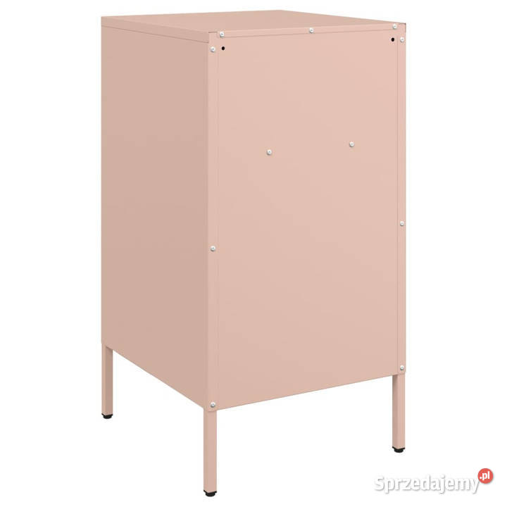 Szafki nocne 2 różowe 36x39x68 stal WM843069 mazowieckie sprzedam