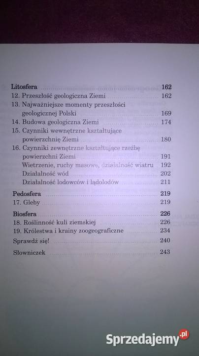Sprzedam podręcznik do geografii stara podstawa Bukowno