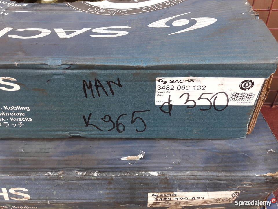 Docisk Sprzęgła 350mm SACHS 3482060132 MAN