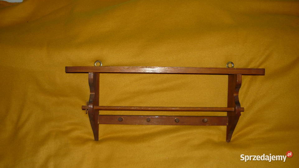 Wieszak drewniany naścienny kuchenny do Pozostałe Sokółka