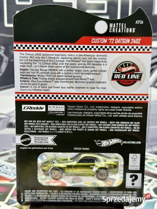 Hot Wheels RLC Custom 72 Datsun 240 Z BOX 23 Wrocław