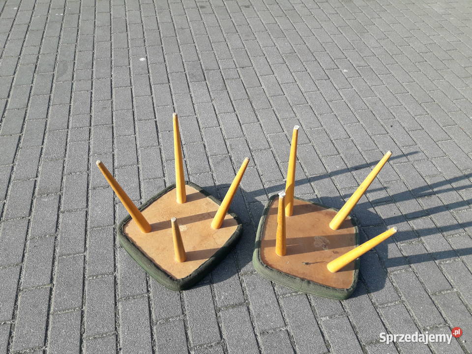 Taboret patyczak PRL Świdnickie Fabryki Mebli Meble Gdynia