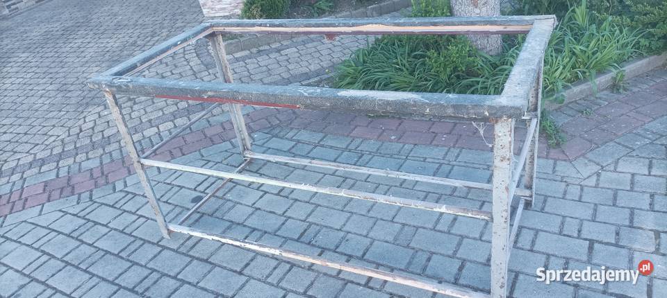 sprzedam konstrukcję stołu regał roboczy stalowy Nawojowa sprzedam