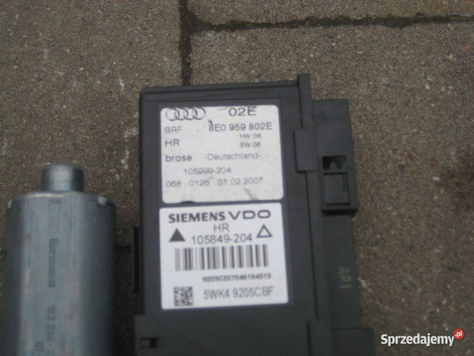 audi a4 b7 0507r silnik moduł sterownik Rakoniewice