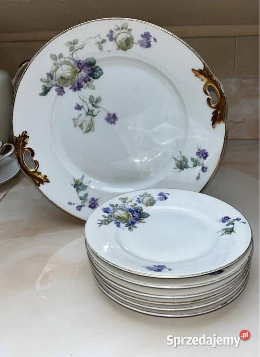 Patera Carl Tielsch 1925 r Porcelana i szkło Gdańsk