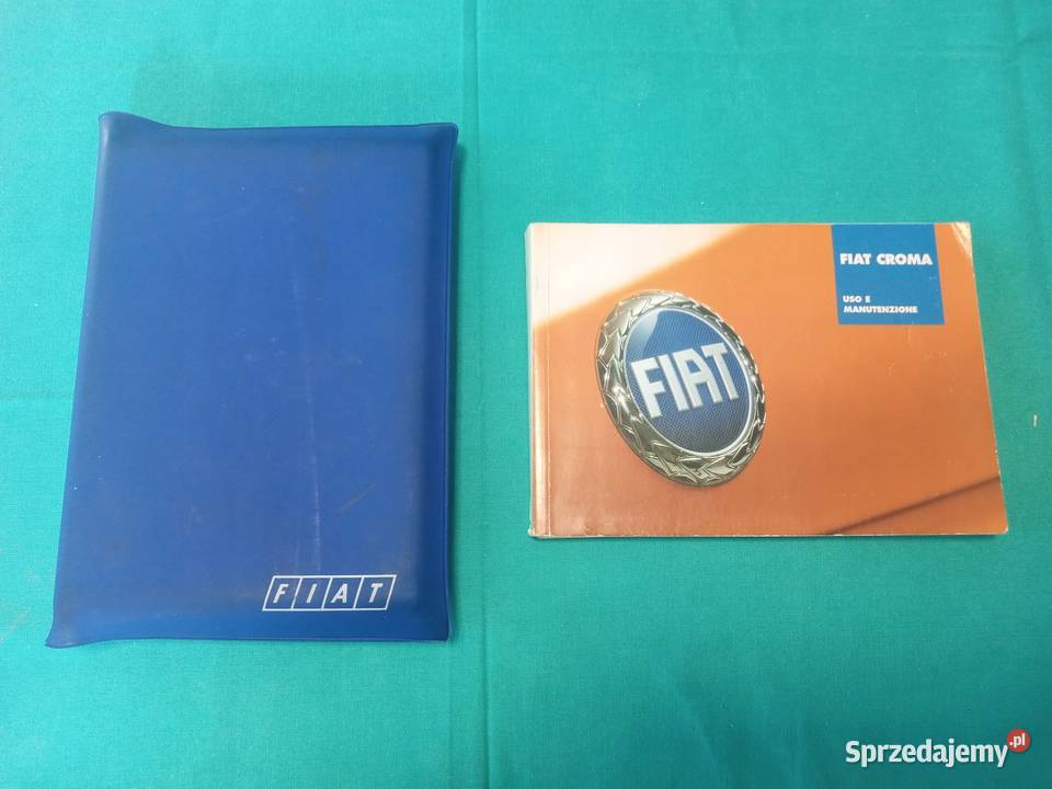 FIAT CROMA Instrukcja Obsługi książka Serwisowa Łódź