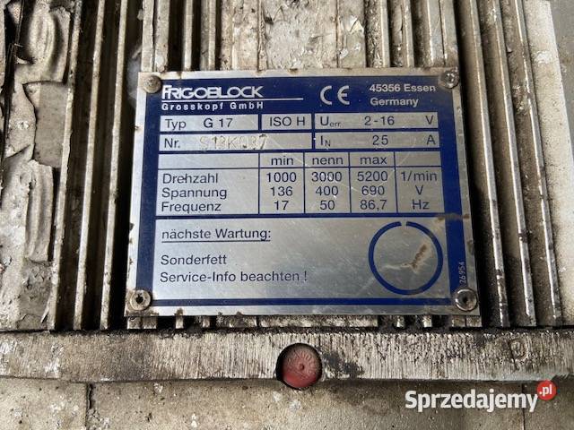 Mocowanie Napinacz Prądnica FrigoBlock G17 lubuskie Maszewo sprzedam