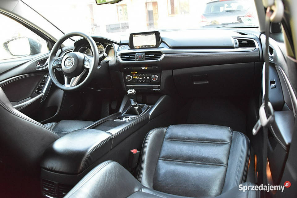 Mazda 6 22D 150 Skóra Ful Led Navi Gwarancja III mazowieckie Nowe Kucice
