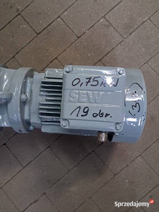 Motoreduktor 075 kW19 obr wielkopolskie sprzedam