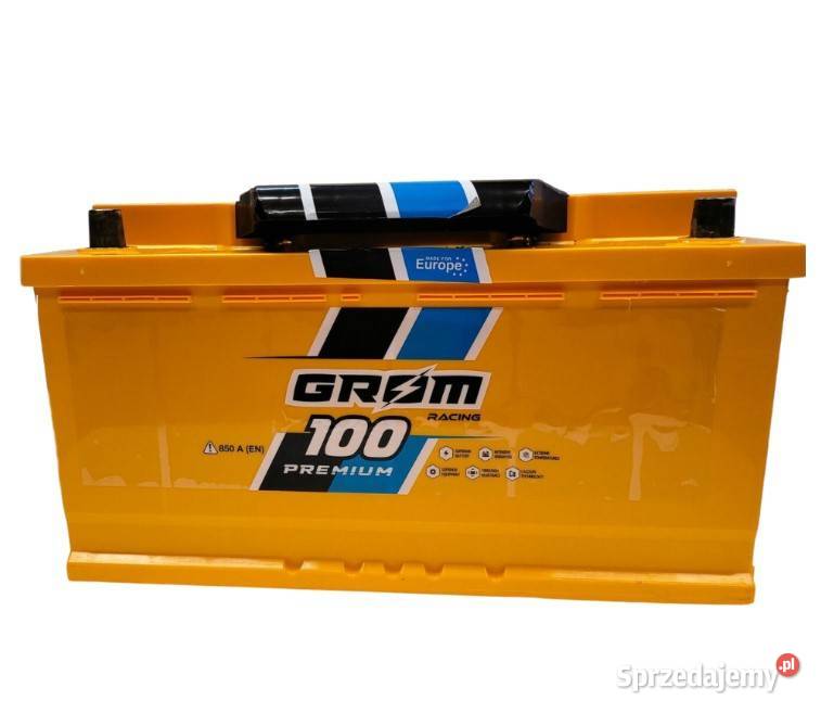 Akumulator Grom Racing 100Ah 850A EN Prawy Plus Wałbrzych