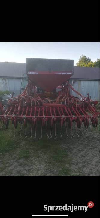 Agregat uprawowo siewny talerzowy 3m Lely Accord Krynice sprzedam