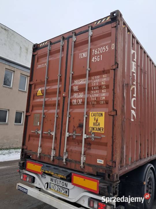 Kontener morski 40 HC CW 12 metrów Pewny Białystok