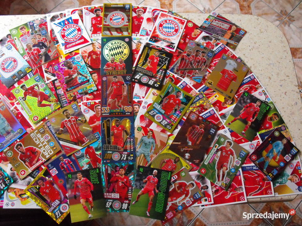 FC BAYERN MUNCHEN zestaw kart PANINI i inne