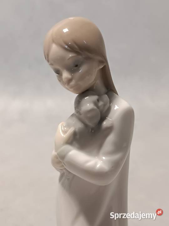 LLADRO seria Zaphir 577G Dziewczynka z pieskiem