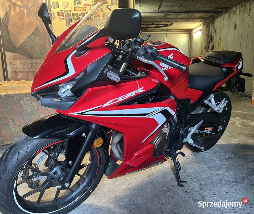Honda CBR500R A2 2019 niski przebieg Polski Honda Motocykle, skutery, quady Szczecin