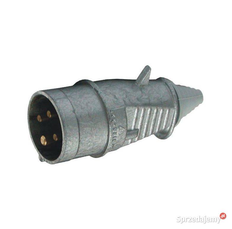 Wtyczka metalowa przenośna 16A 3PZ IP44 380V Bolesławiec