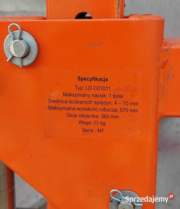 Kompresor sprężyn zawieszenia samochód VEVOR dolnośląskie Wiązów