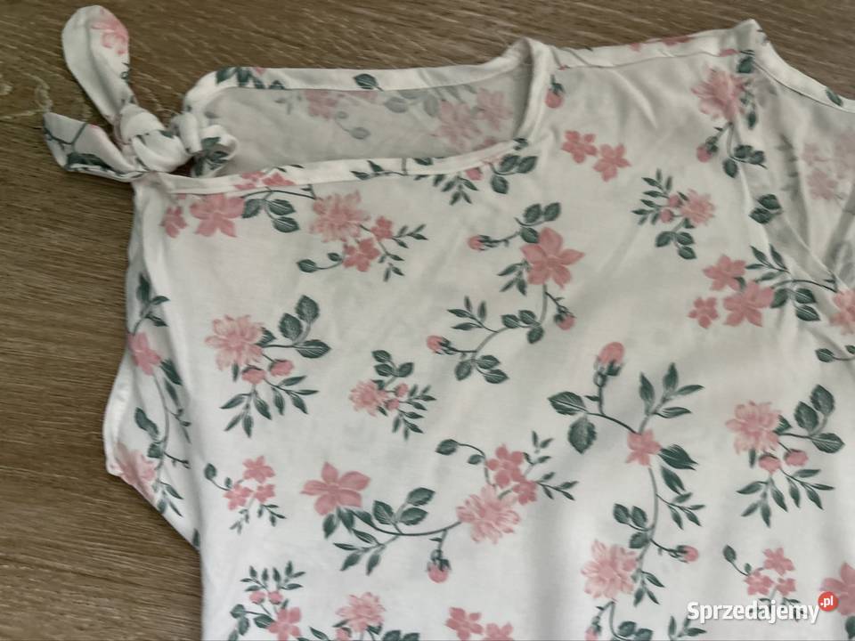 Bluzka damska w kwiaty XS bluzka damska odkryte Wyszków
