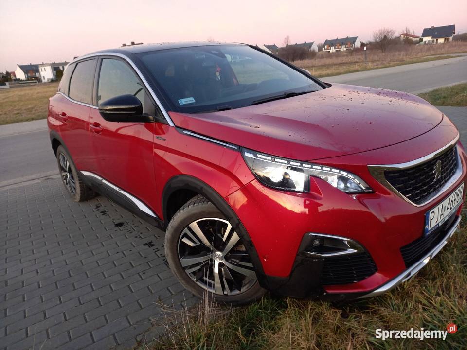 Peugeot 3008 GT line 2019 benzyna 65 000 komputer pokładowy Jarocin