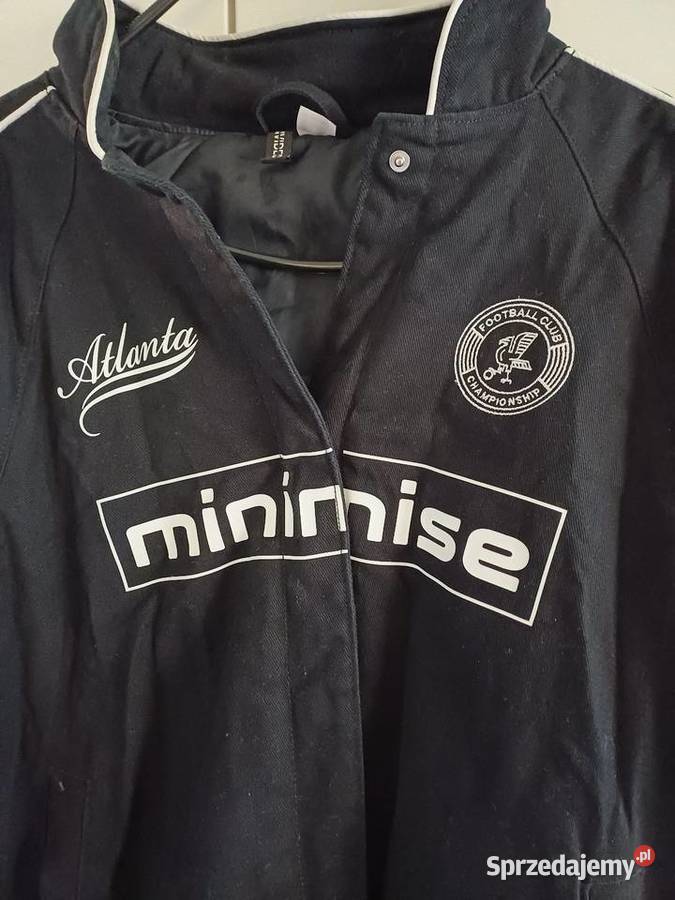 Piękna ciepła czarna kurtka damska marki HM