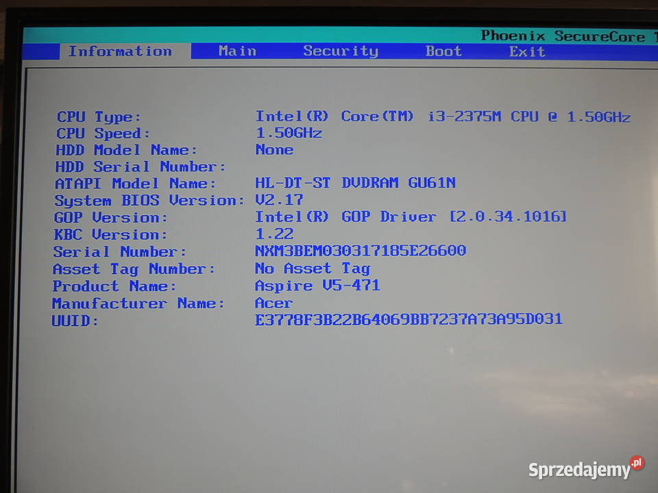 Acer Aspire V5471 i3 14 Kolonia Lgota