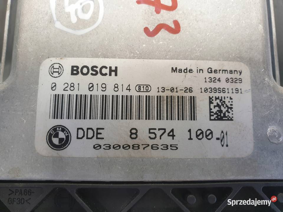 Bmw F10 F11 30 D STEROWNIK SILNIKA komputer osobowe Rudka