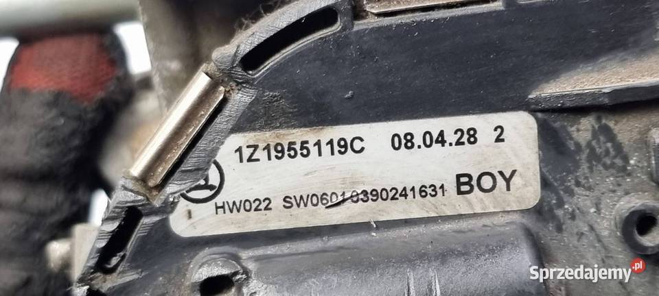 MECHANIZM WYCIERACZEK PRZÓD SKODA OCTAVIA II Lipno