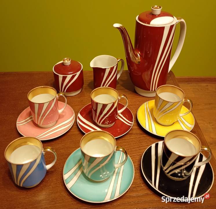 Serwis do kawy Krokus proj Wincenty Potacki Kielce