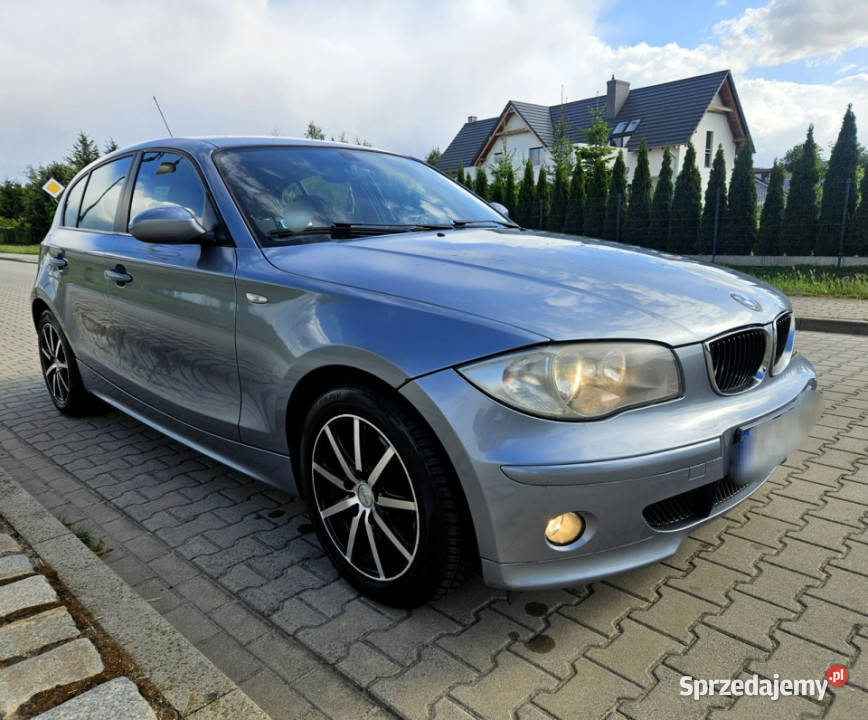 BMW 118 Zarejestrowany Klima Alu Rata380 E87 szary wielkopolskie Śrem
