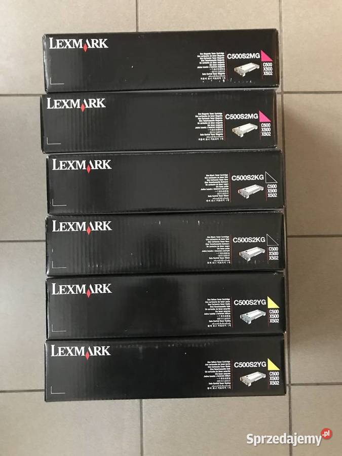 Tonery do drukarki Lexmark C500S różne kolory Lublin