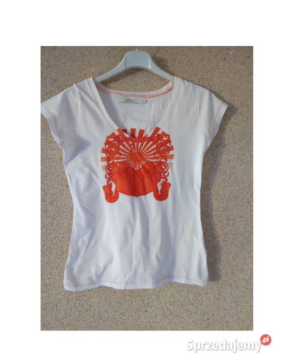 House bluzka top tshirt koszulka top z dekoltem biały Kielce